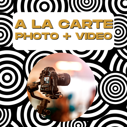 A La Carte Photo + Video